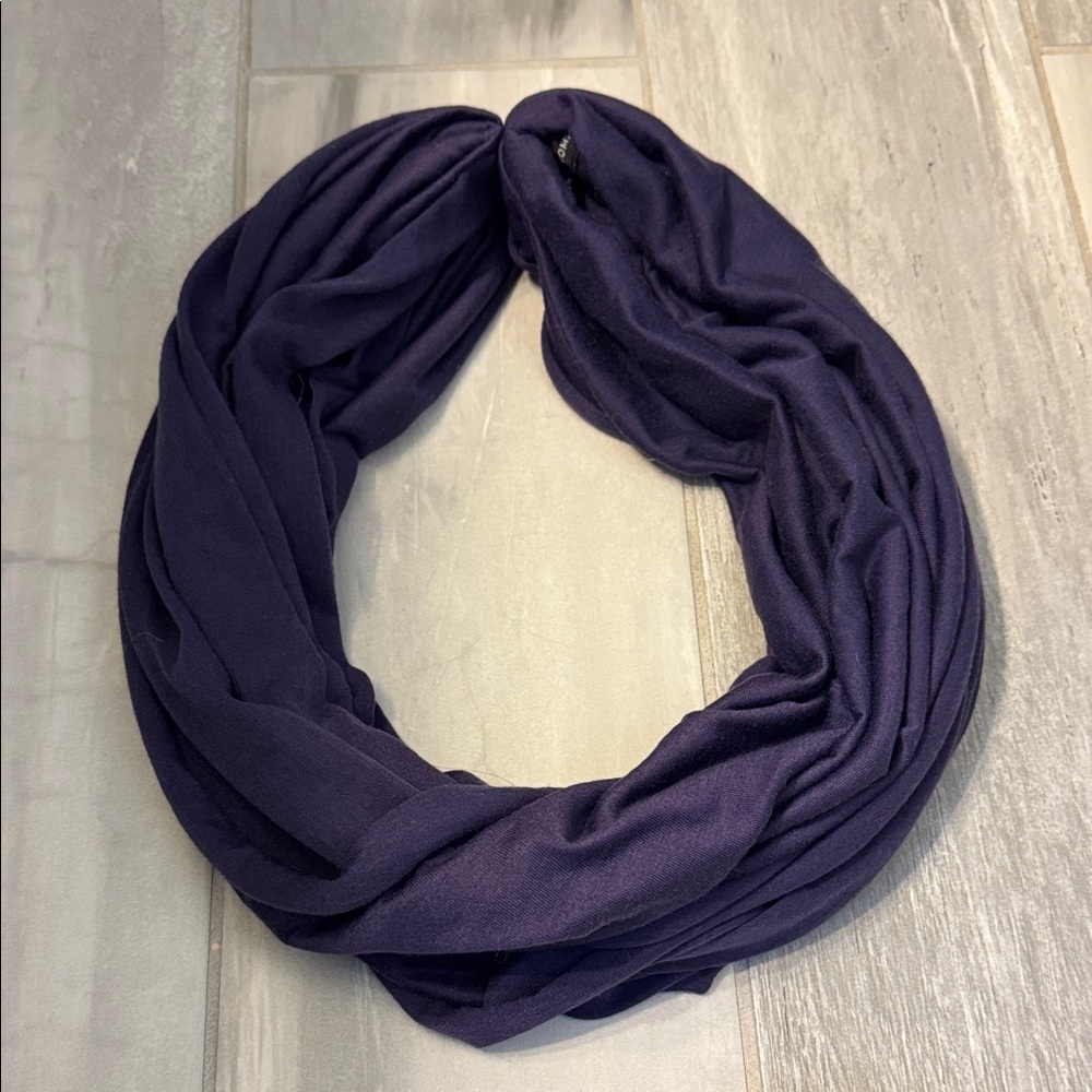 New York & Company Deep Plum Infinity Scarf
